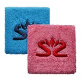 SALMING Wristband Short 2-pack Blue/Pink 0