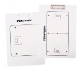 TEMPISH trenérská taktická tabulka FLORBAL 40,5x25,5 cm 0