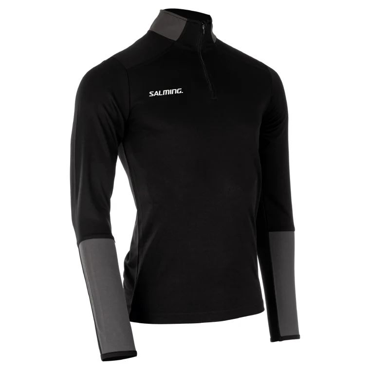 SALMING Core 21 Halfzip Jkt Black/Asphalt JR