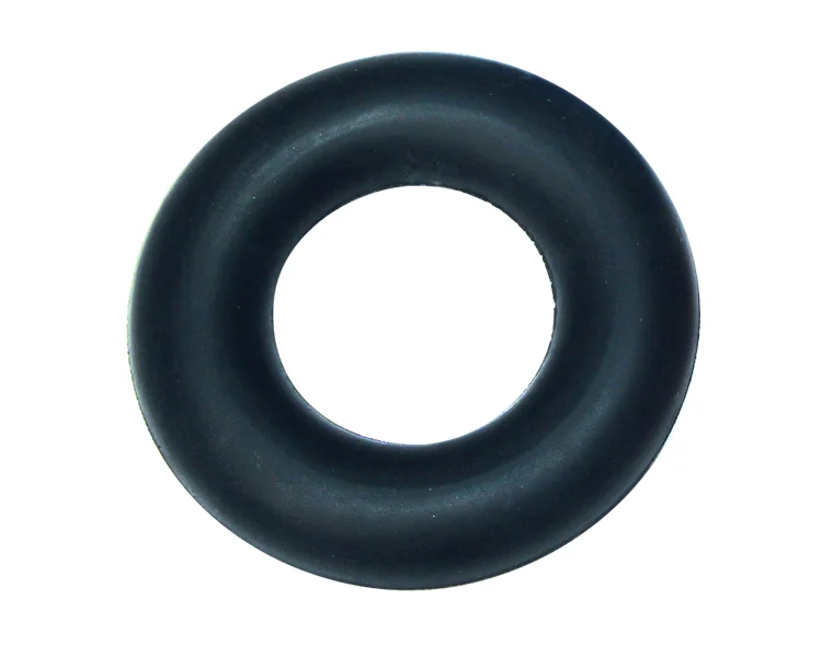 YATE posilovací kroužek gumový černý tuhý