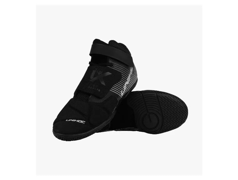 UNIHOC UX Goalie Shoe Black/Silver