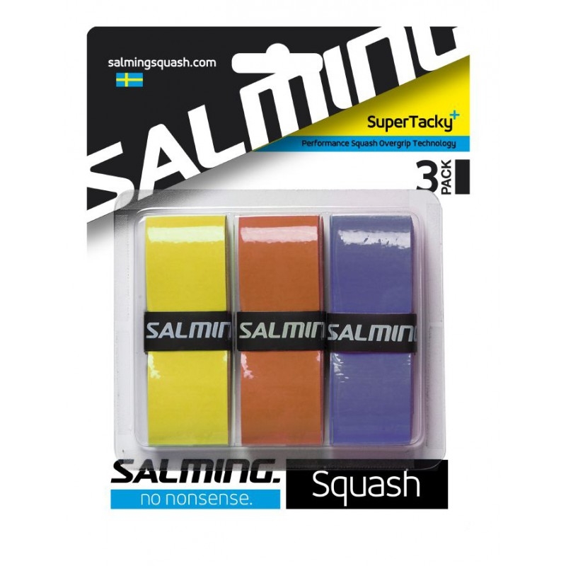 SALMING SuperTacky+ OverGrip Royal Mix 3-pack